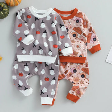 Two Piece Infant and Toddler Fall Outfits