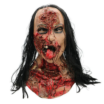 Bloody Long Hair Halloween Masks