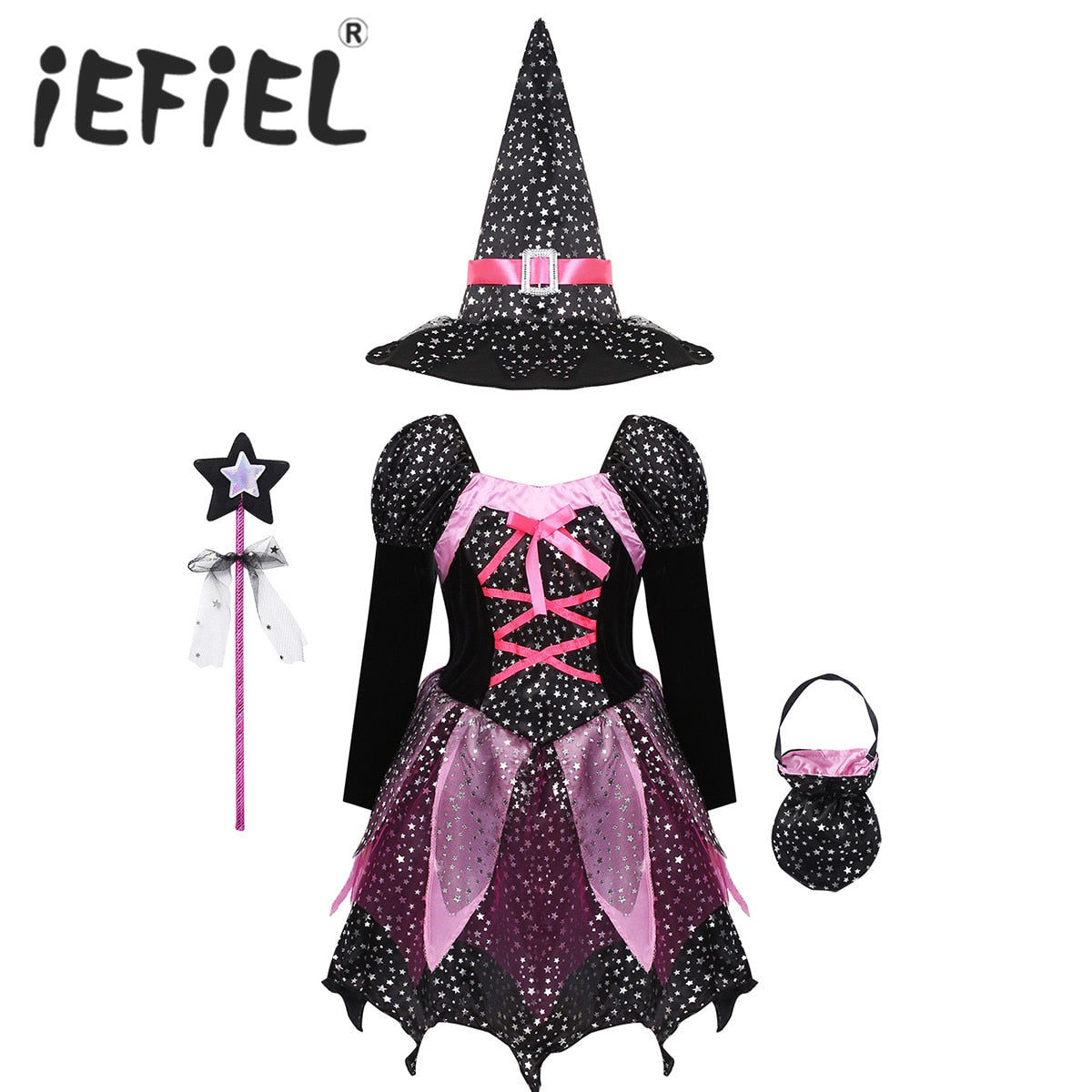 Girls Halloween Witch Costume