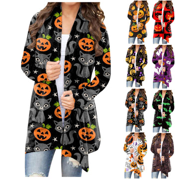 Womens Halloween Cardigan