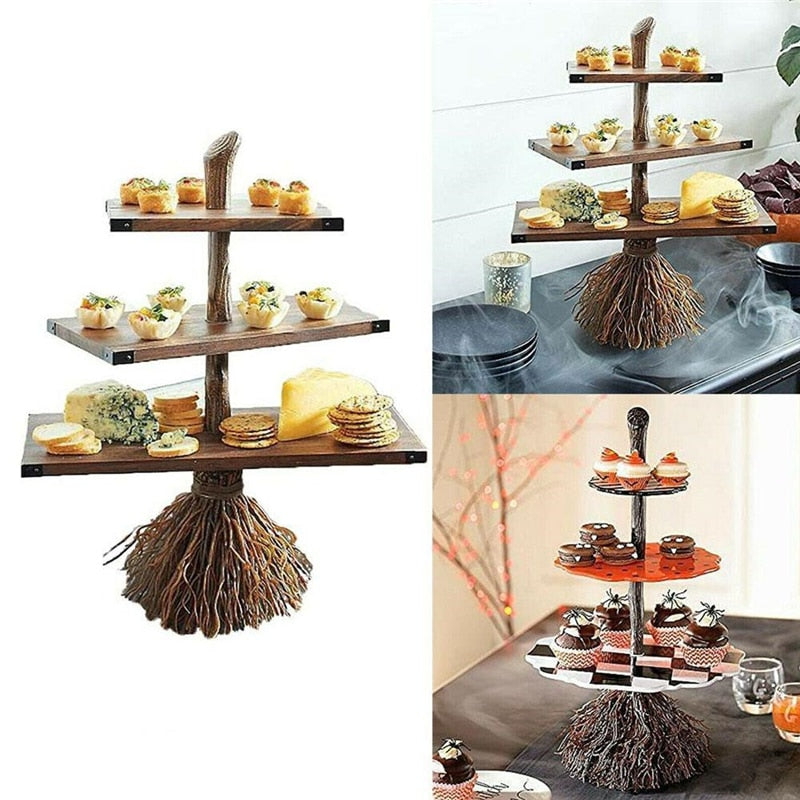 Broomstick Cupcake Stand