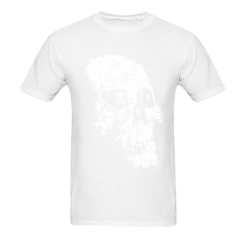 Horror Skull Printed T Shirt