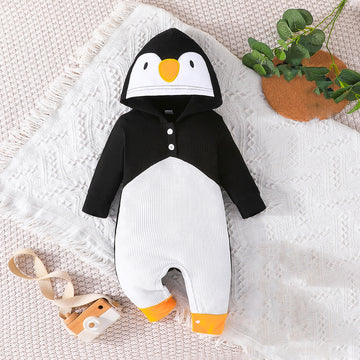 Penguin Hooded Romper