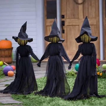 Creepy Lawn Witches