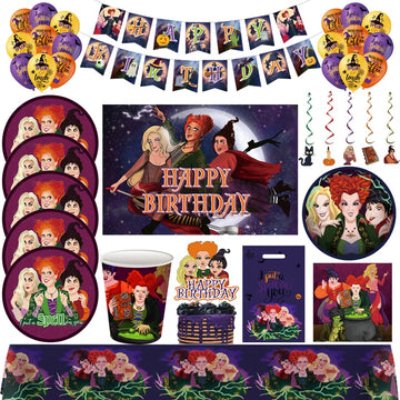 Hocus Pocus Birthday Party Decor Set