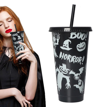 Glow In The Dark Halloween Party Cup