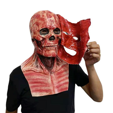 Ripped Creepy Face Cover