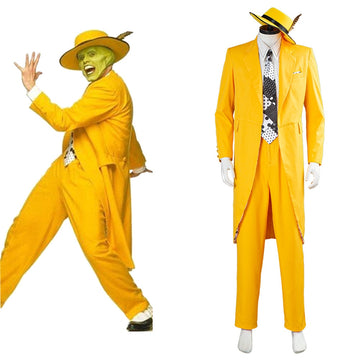 The Mask Jim Carrey Cosplay Costume Set