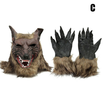 Wolf Costume Mask and Paws